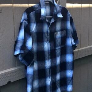 WESTERN CASUAL PLAID SHORT SLEEVE SHIRT